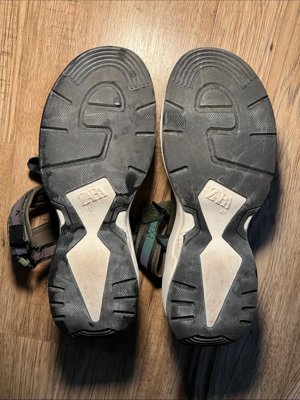 Zara Thick Soled Athletic Sandals Size 41 or 10